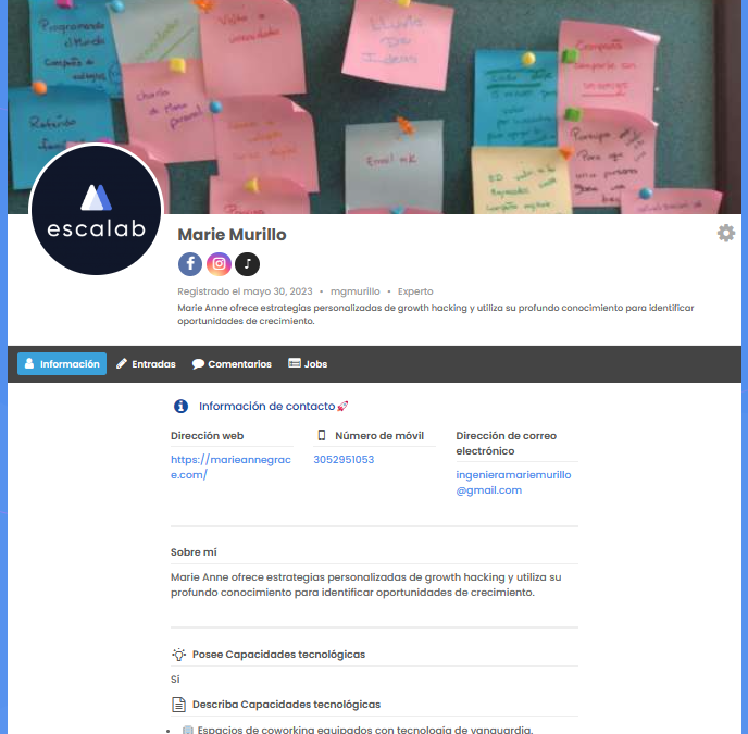 3.1 Comunidad: Actualizar tu perfil