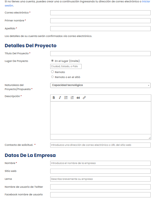 4.1 Innovación Abierta – Agregar Propuesta
